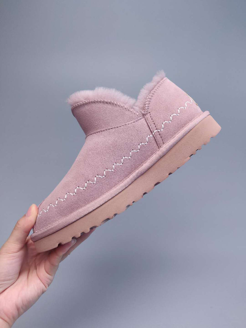 Muted Pink Ankle Boots – Style 0888