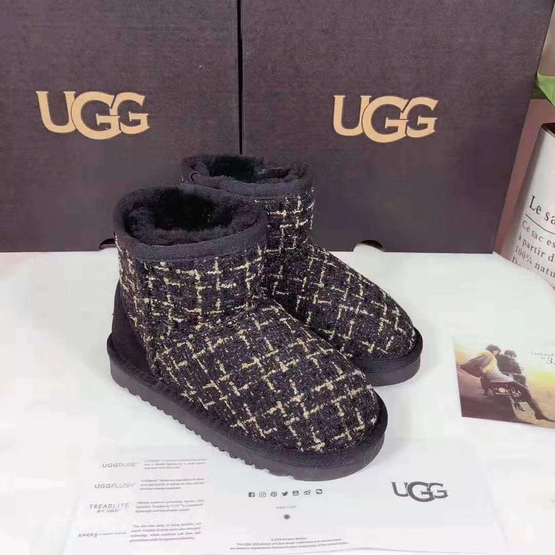 Kids' Chic Snow Boots in Black | Style 5854