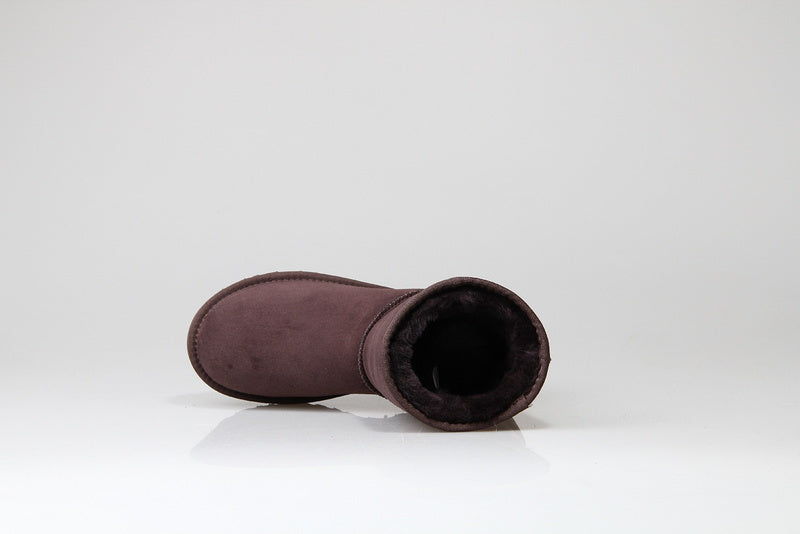 New Classic Stain-Resistant Short Boots in Chocolate Brown | Style 6223