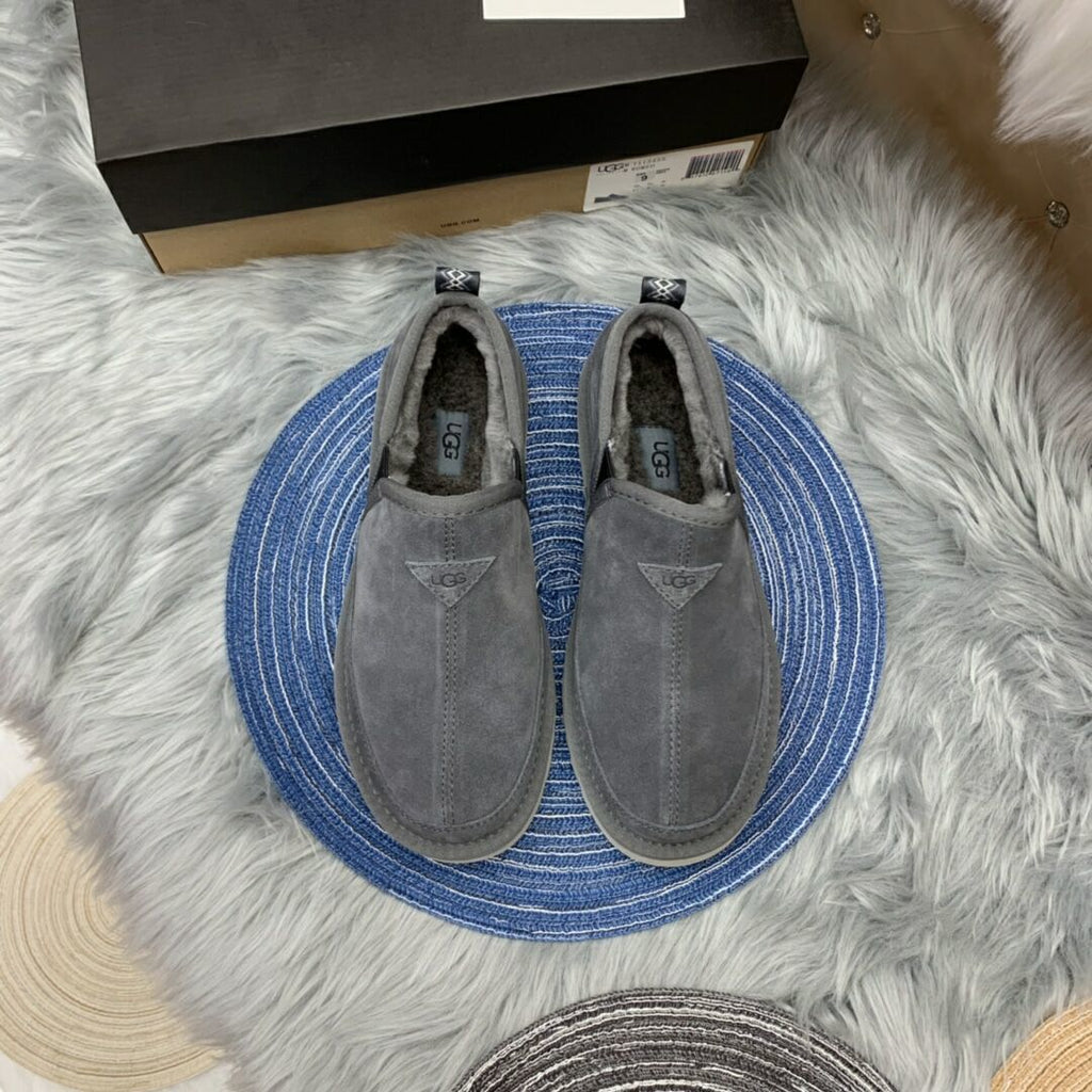 Gray Men's Slip-On Low-Top Casual Shoes – Style 3455