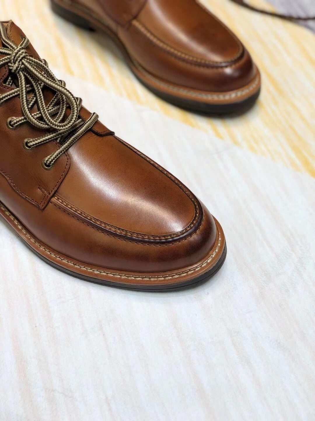 Brown Leather Shoes – Beishi Upgraded Series 0726-1