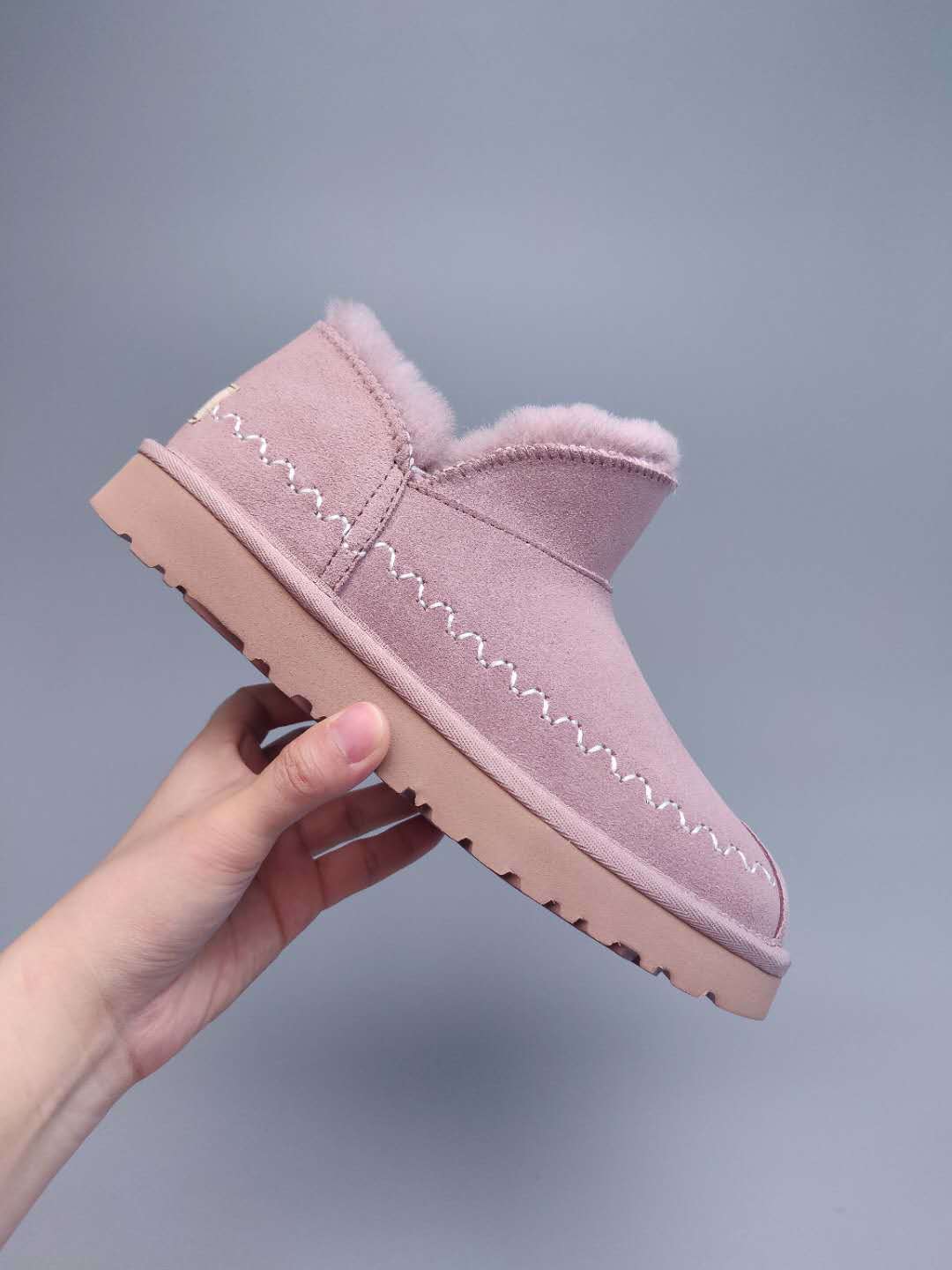 Muted Pink Ankle Boots – Style 0888
