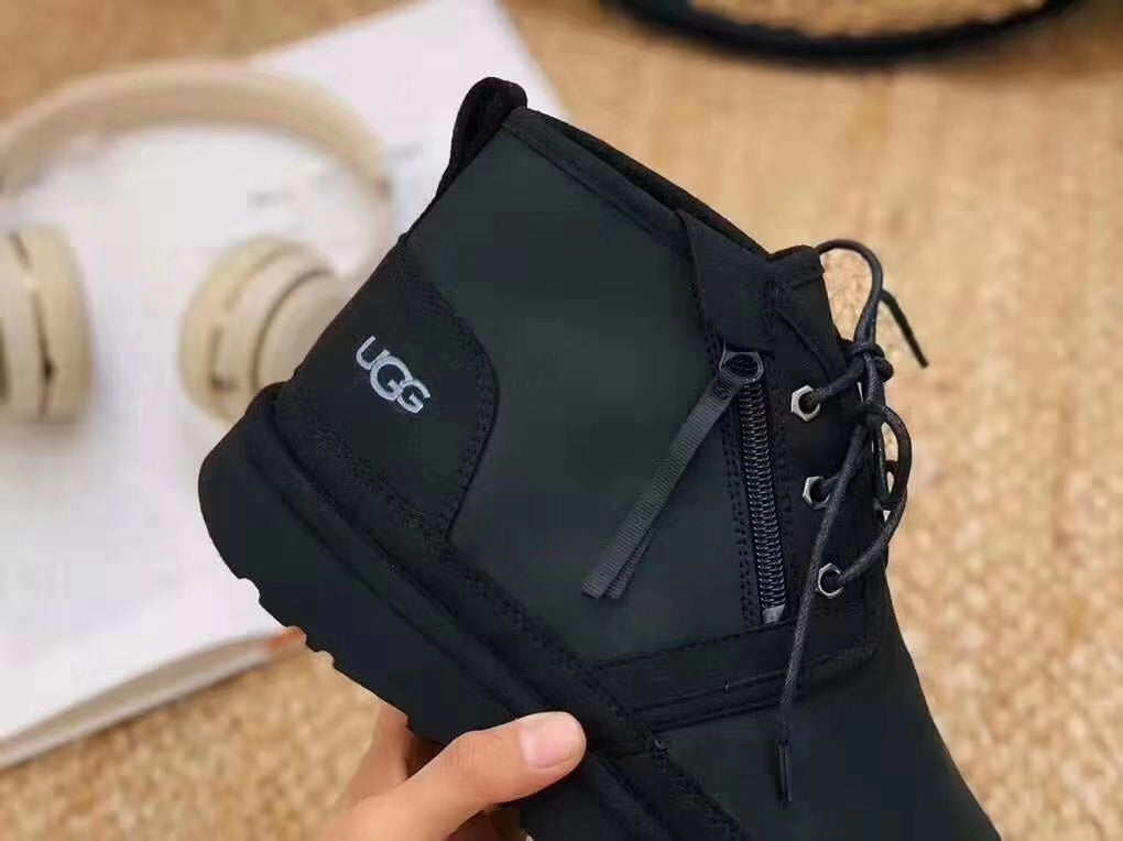 Black Niumu Zip-Up Shoes – Updated Style 3883