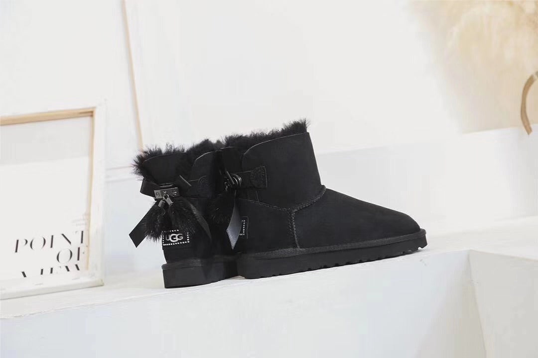 Classic Black 3-Way Snow Boots | Style 6503