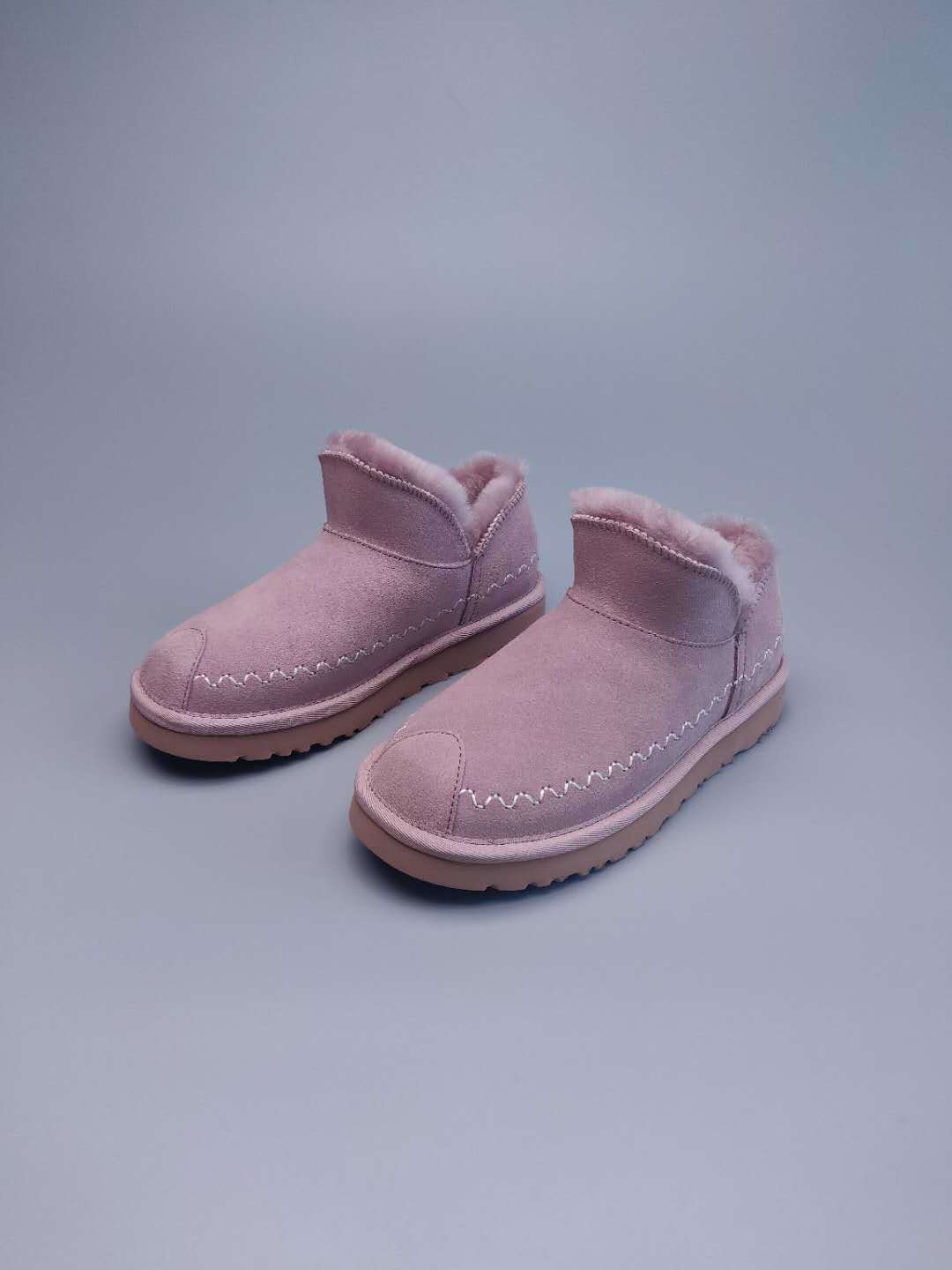 Muted Pink Ankle Boots – Style 0888