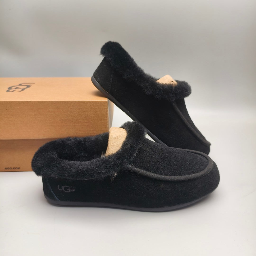 Black Slip-On House Shoes – Style 1391