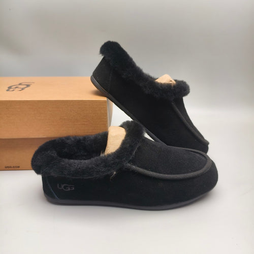 Black Slip-On House Shoes – Style 1391