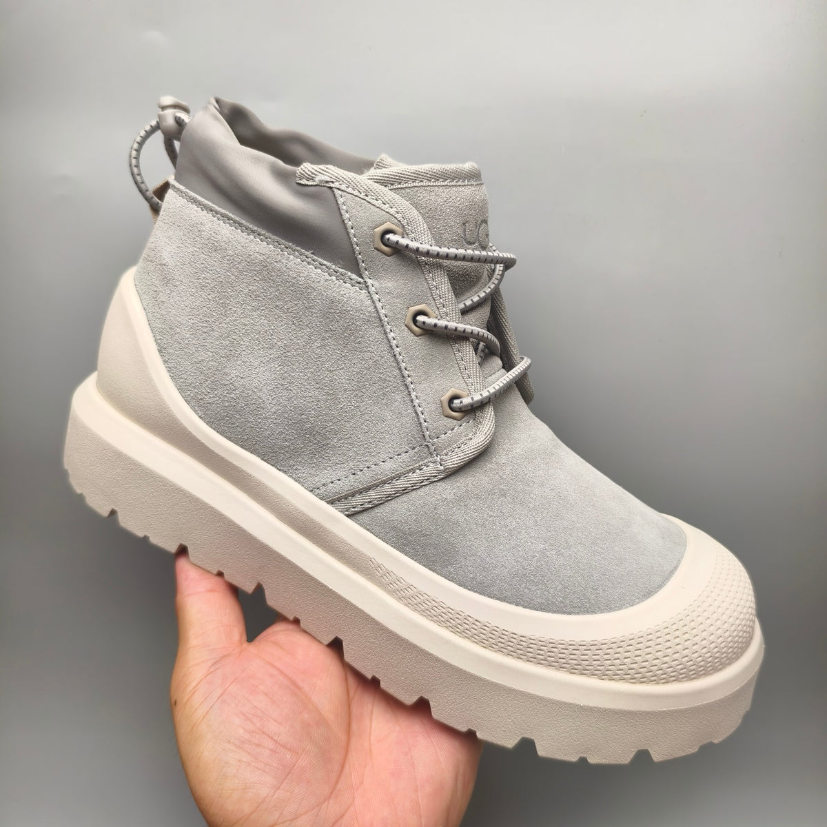 Light Gray High-Top Casual Shoes – Style 3991