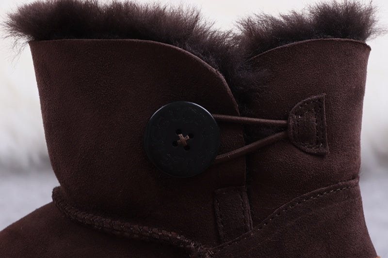 W Mini Bailey Button II Boots in Coffee Brown | Style 6422