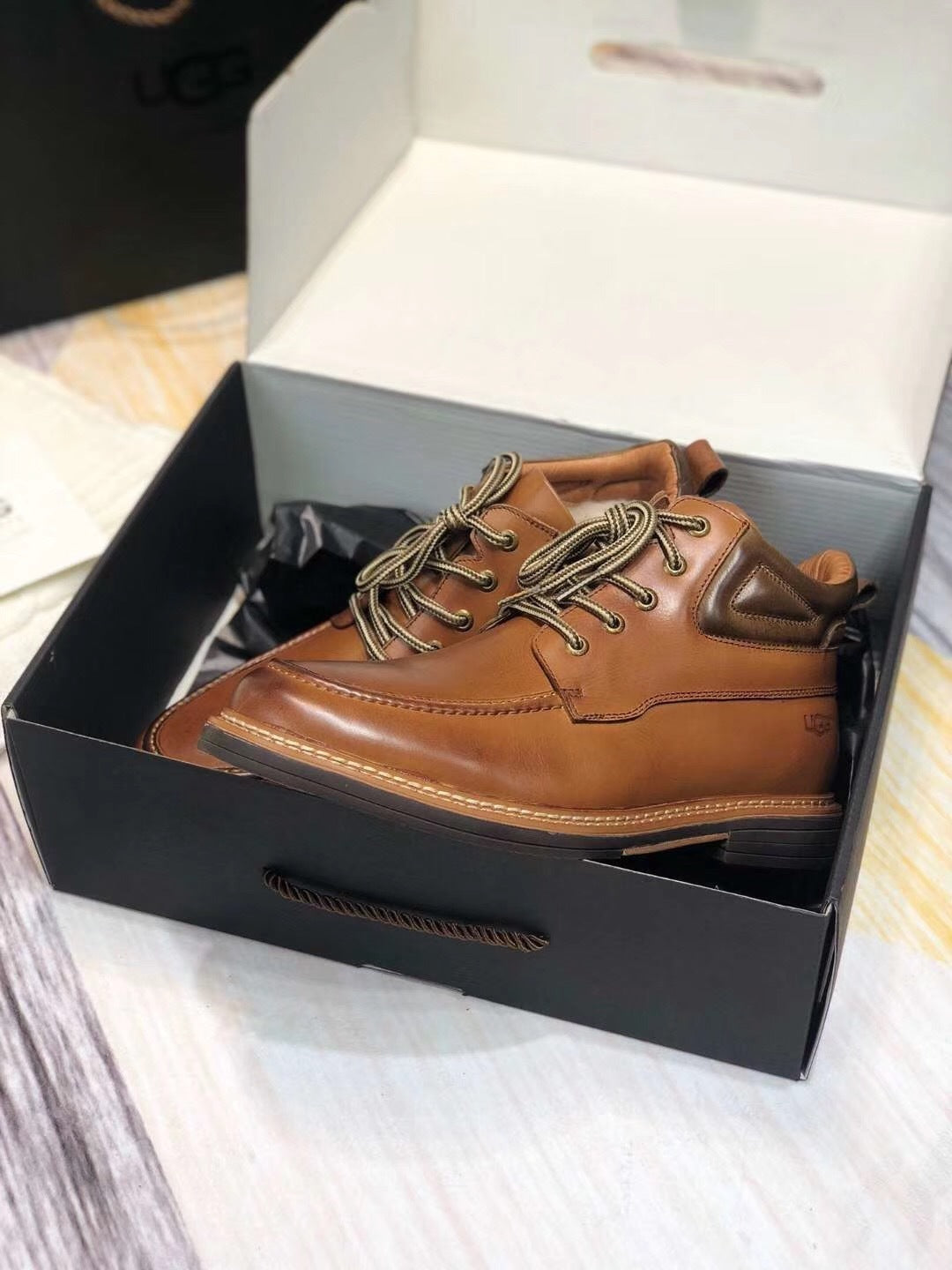 Brown Leather Shoes – Beishi Upgraded Series 0726-1