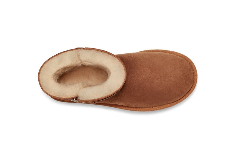 Chestnut Side-Zip Ankle Boots – Style 2481