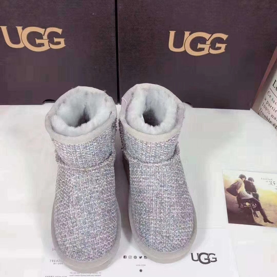 Kids' Chic Snow Boots in Gray | Style 5854