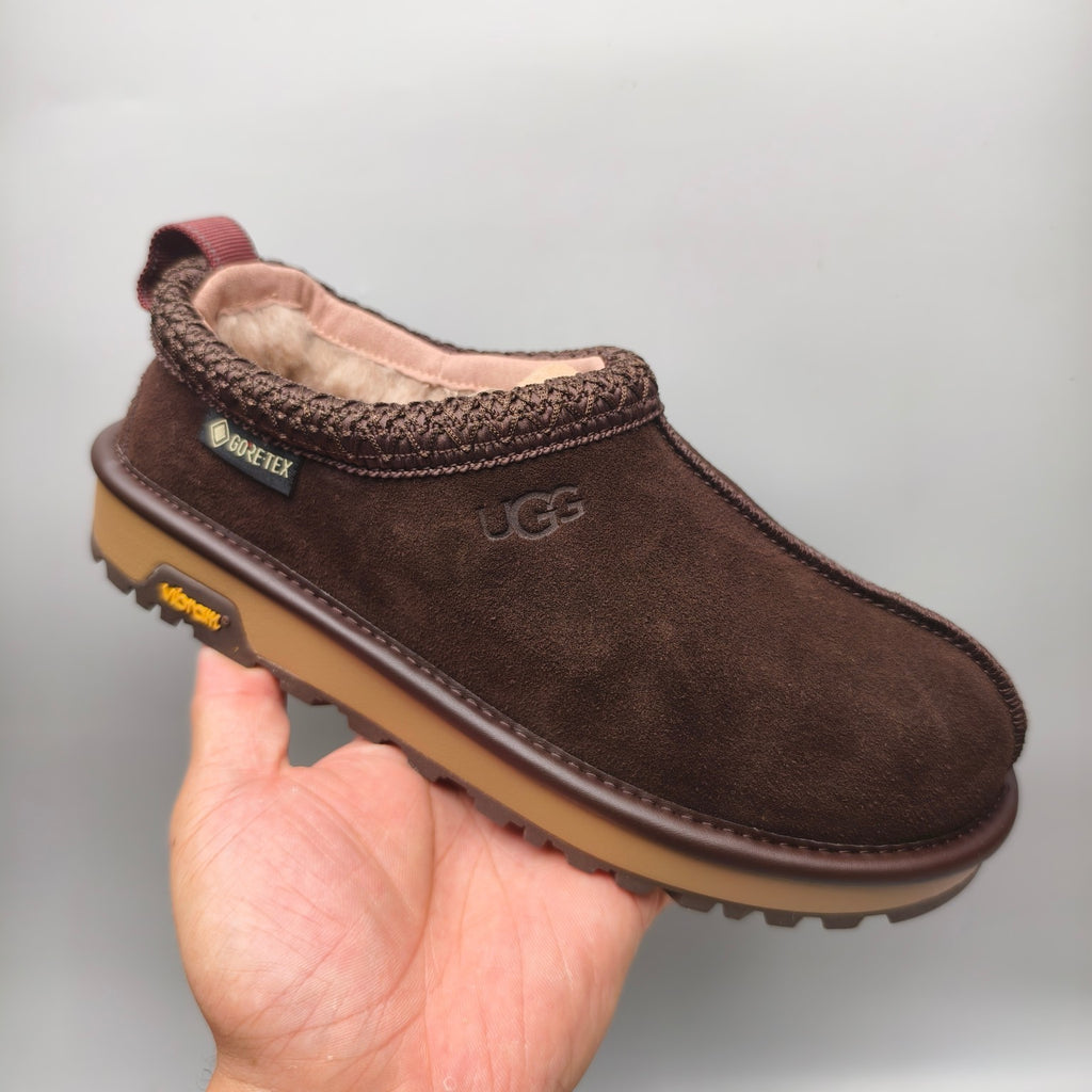 Chocolate Brown Unisex Folk-Inspired Casual Shoes – Style 1304