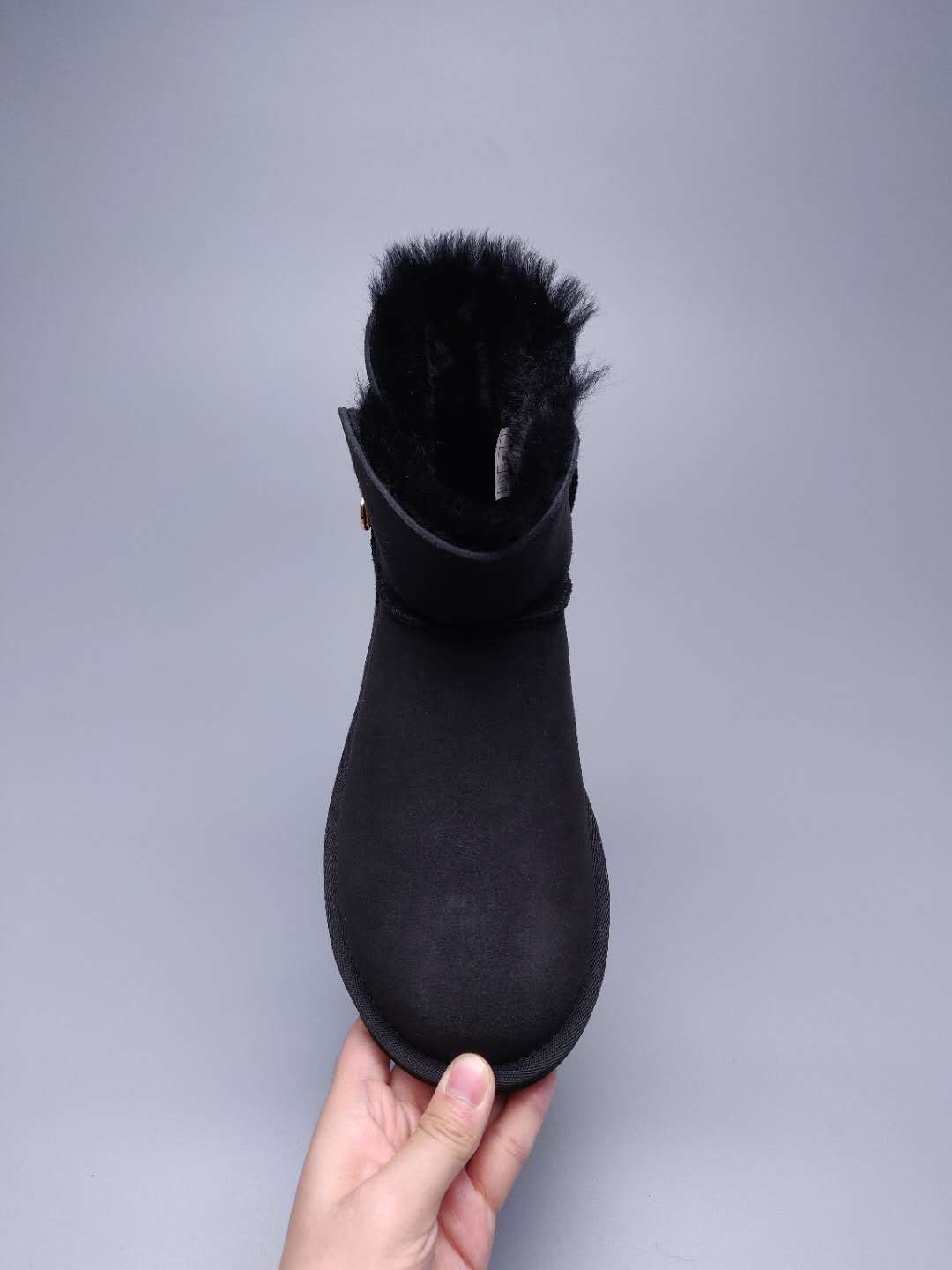 Black Side-Zip Ankle Boots – Style 2481