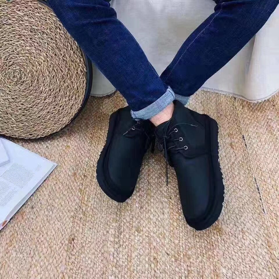 Black Niumu Zip-Up Shoes – Updated Style 3883