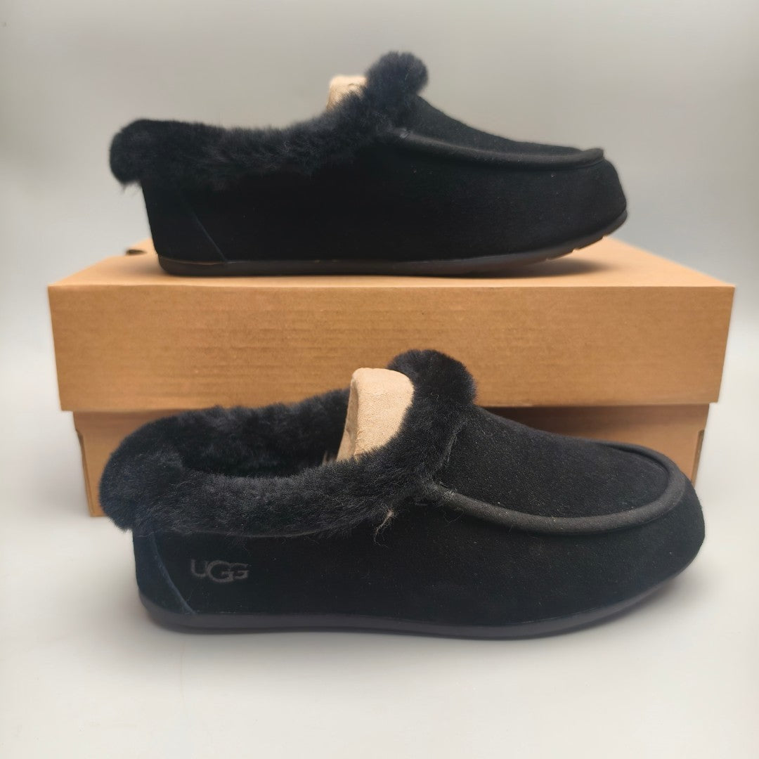 Black Slip-On House Shoes – Style 1391