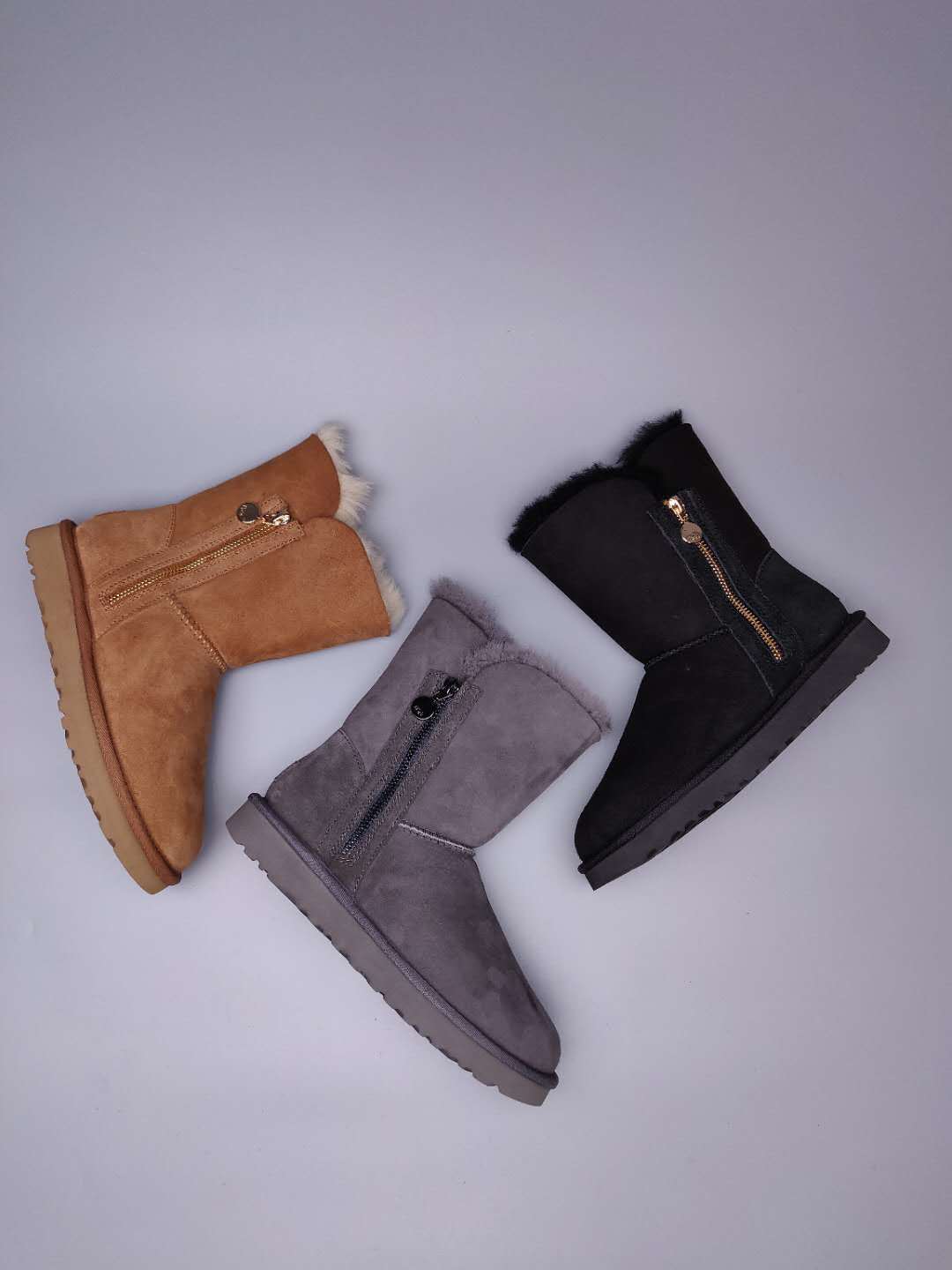 Chestnut Side-Zip Mid-Calf Boots – Style 2480