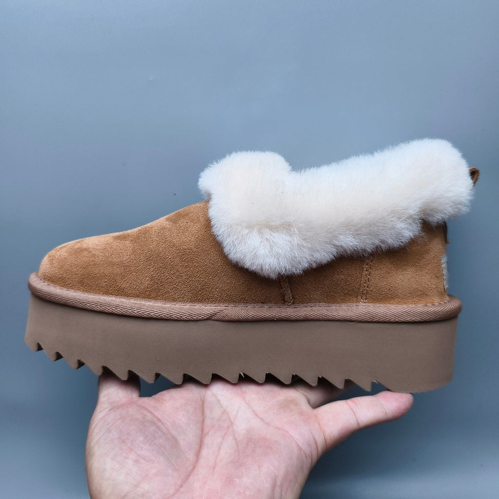 Chestnut Platform Casual Shoes | Style 6733