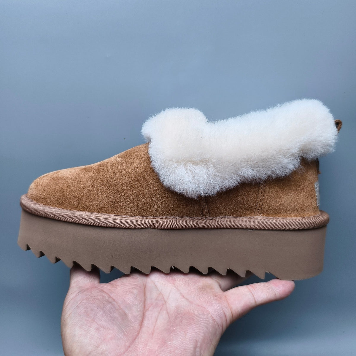 Chestnut Platform Casual Shoes | Style 6733
