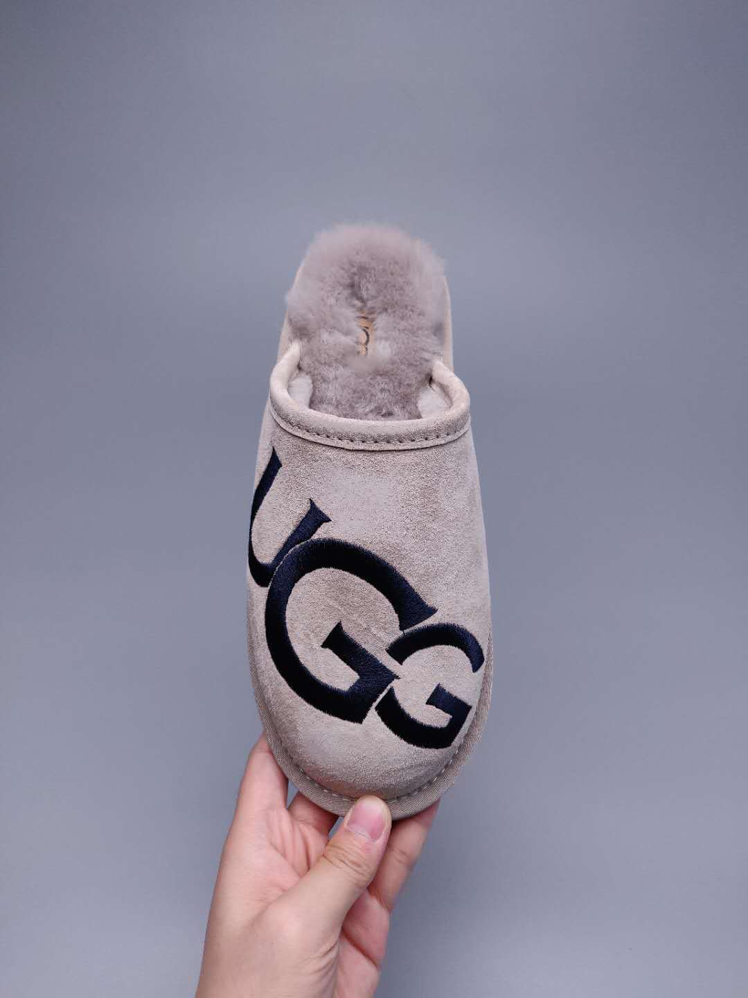 Gray Big G Indoor Slippers – Style 2593