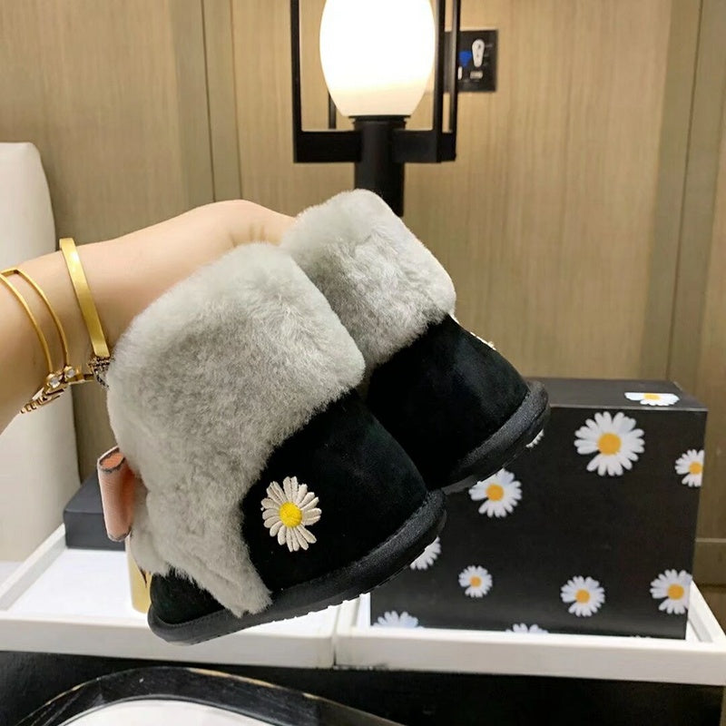Black Daisy, Chain & Ribbon Footwear | Style 7888