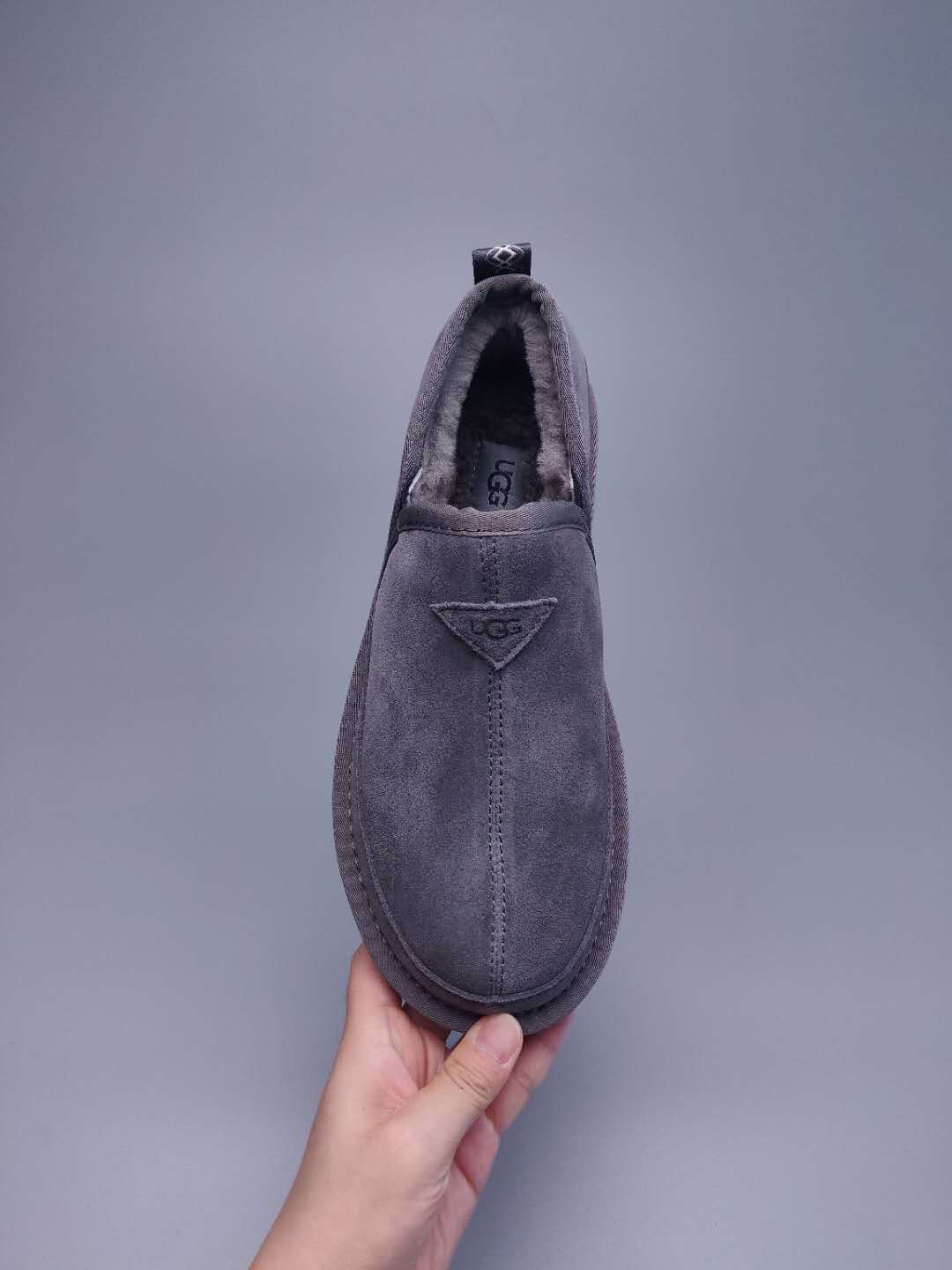 Gray Men's Slip-On Low-Top Casual Shoes – Style 3455