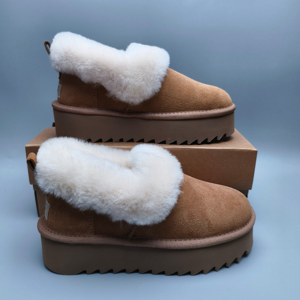 Chestnut Platform Casual Shoes | Style 6733