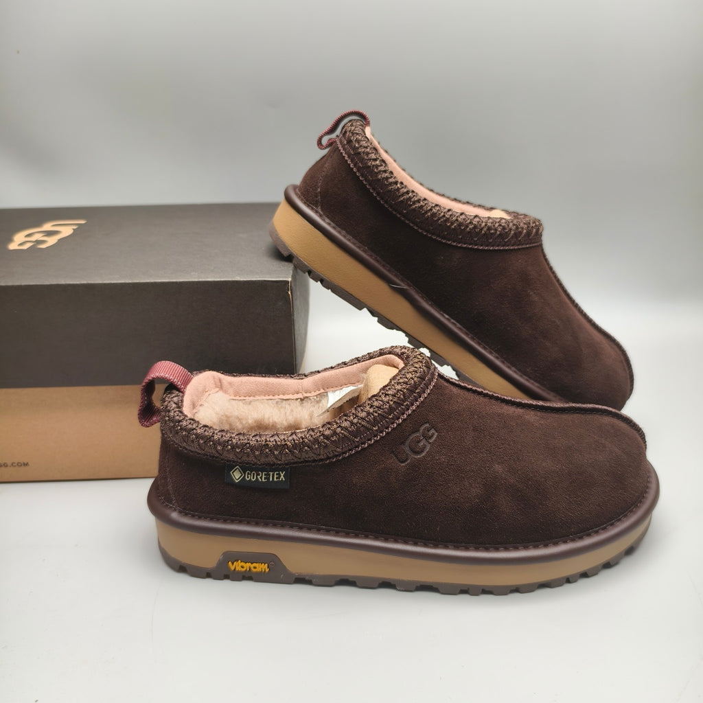 Chocolate Brown Unisex Folk-Inspired Casual Shoes – Style 1304