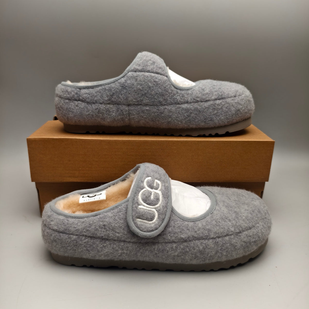 Ultra-Light Mary Jane Casual Shoes in Gray | 5097