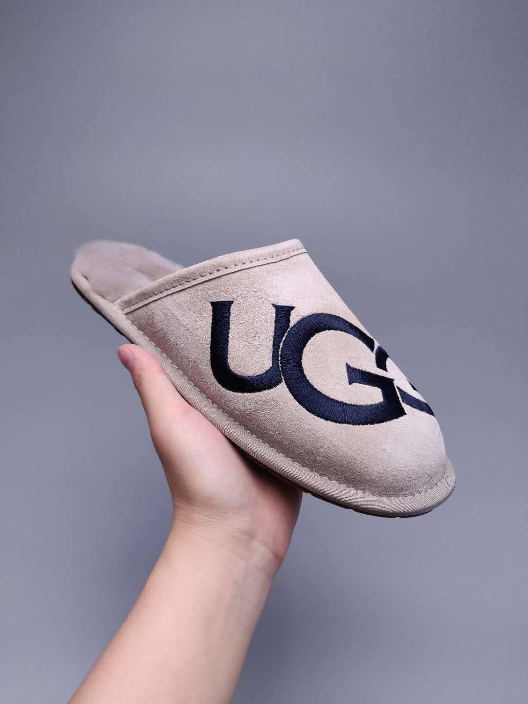 Gray Big G Indoor Slippers – Style 2593