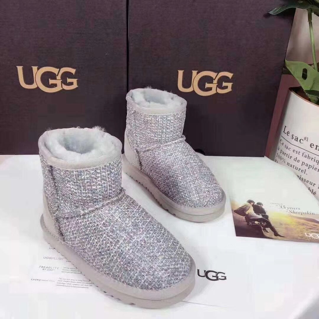 Kids' Chic Snow Boots in Gray | Style 5854