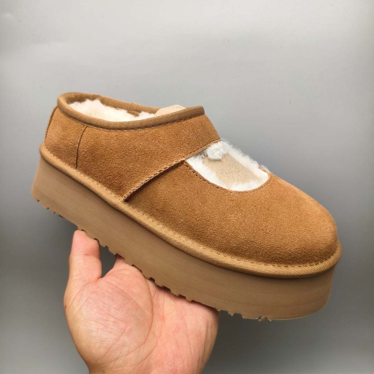 Chestnut Platform Mary Jane Shoes | Style 7612