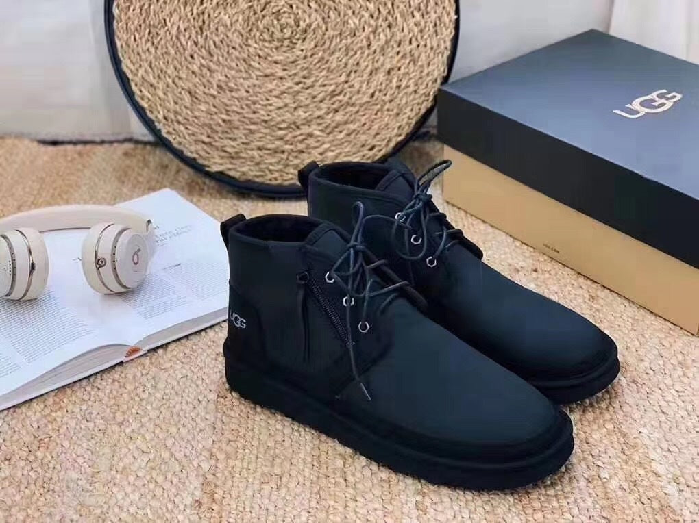 Black Niumu Zip-Up Shoes – Updated Style 3883