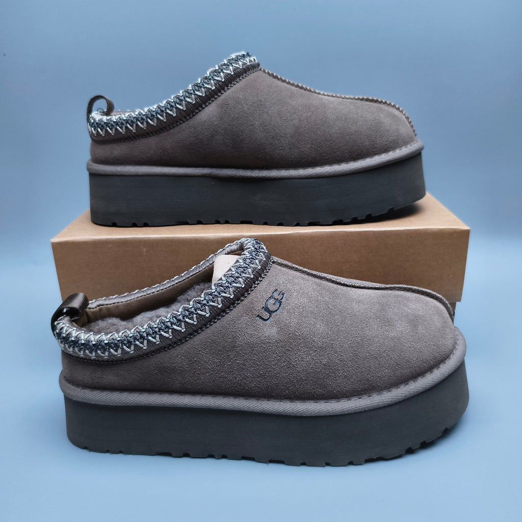 Walnut Folk-Inspired Platform Casual Shoes – 2553 / 2130