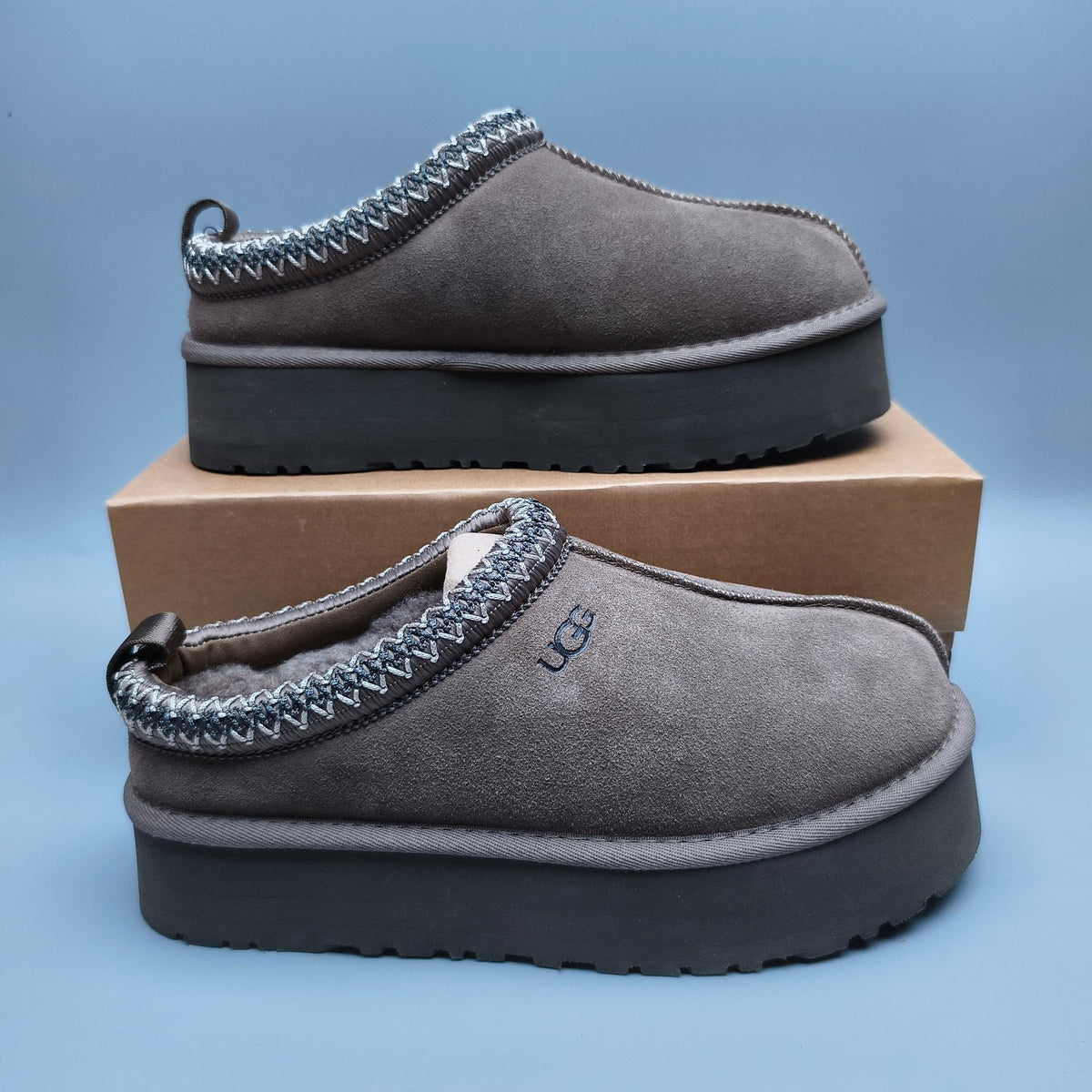 Walnut Folk-Inspired Platform Casual Shoes – 2553 / 2130