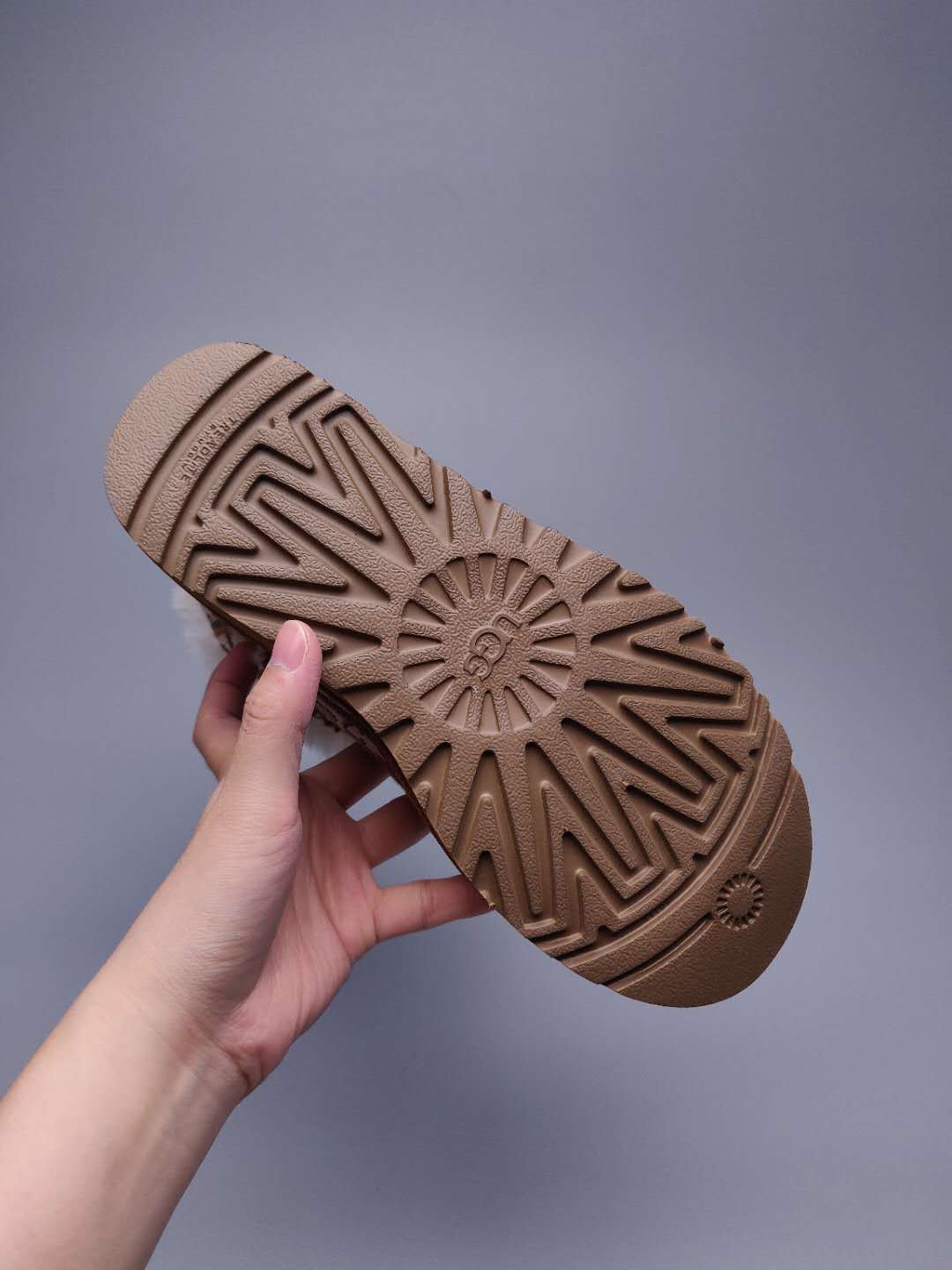 Chestnut Fabric-Texture Footwear | Style 6554