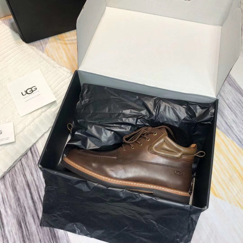 Chocolate Brown Leather Shoes – Beishi Upgraded Series 0726-1