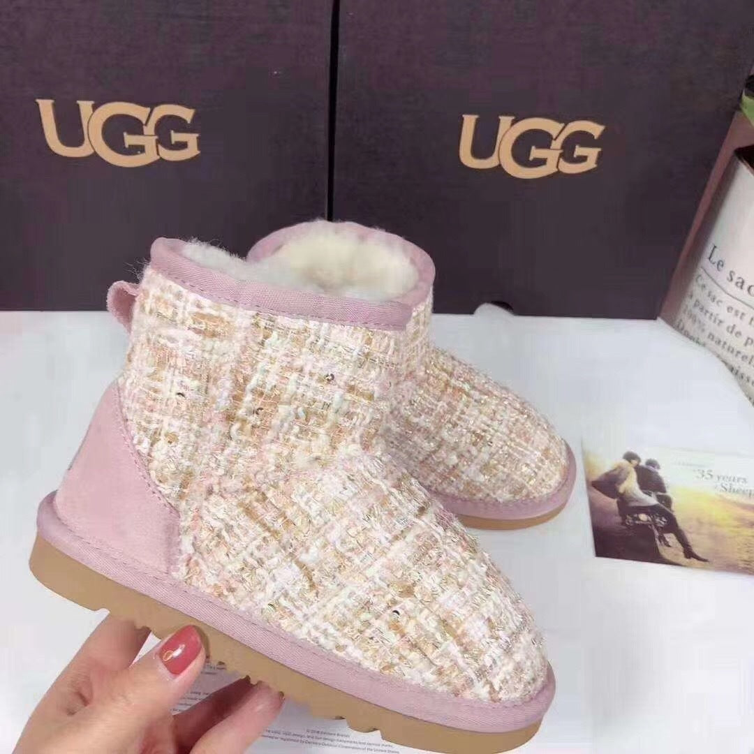 Kids' Chic Snow Boots in Pink | Style 5854