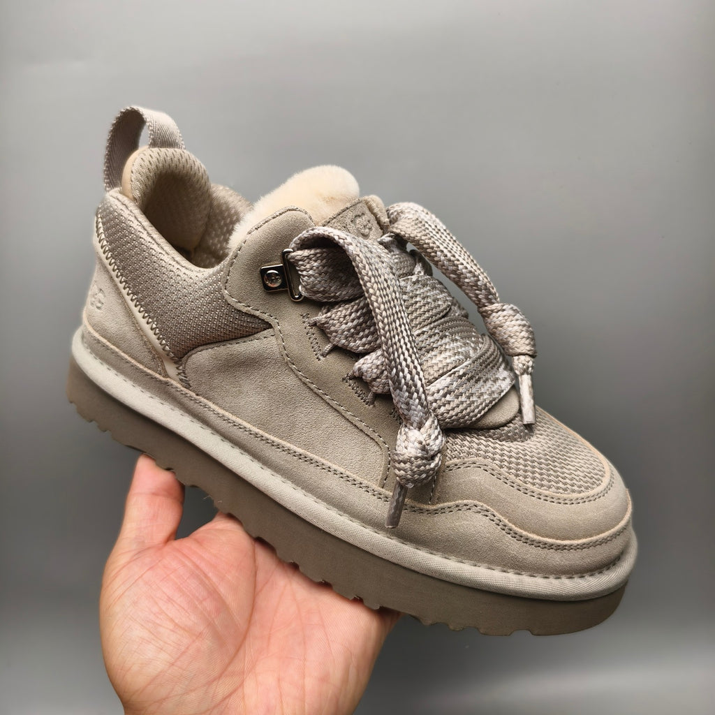 Gray Unisex Mesh Casual Sneakers – Style 4032
