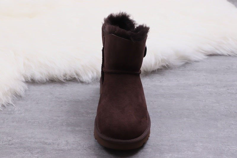 W Mini Bailey Button II Boots in Coffee Brown | Style 6422