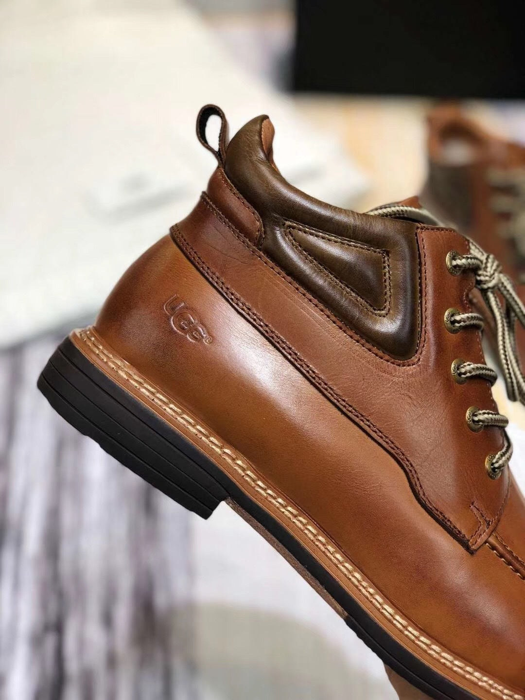 Brown Leather Shoes – Beishi Upgraded Series 0726-1