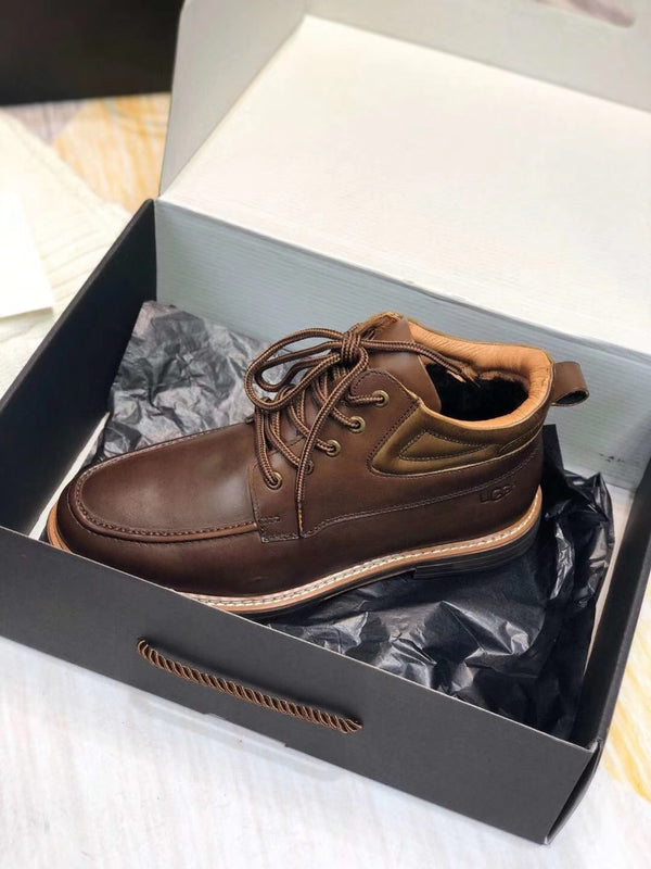 Chocolate Brown Leather Shoes – Beishi Upgraded Series 0726-1