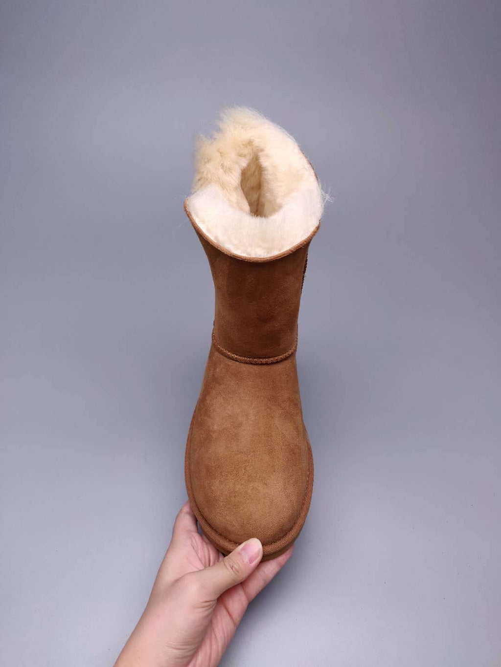 Chestnut Side-Zip Mid-Calf Boots – Style 2480