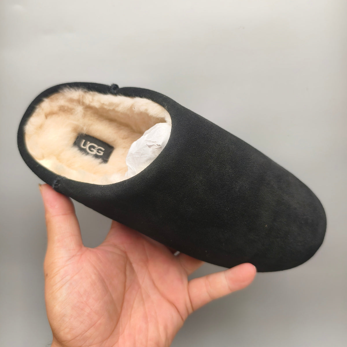 Black Slip-On House Shoes – Style 1390