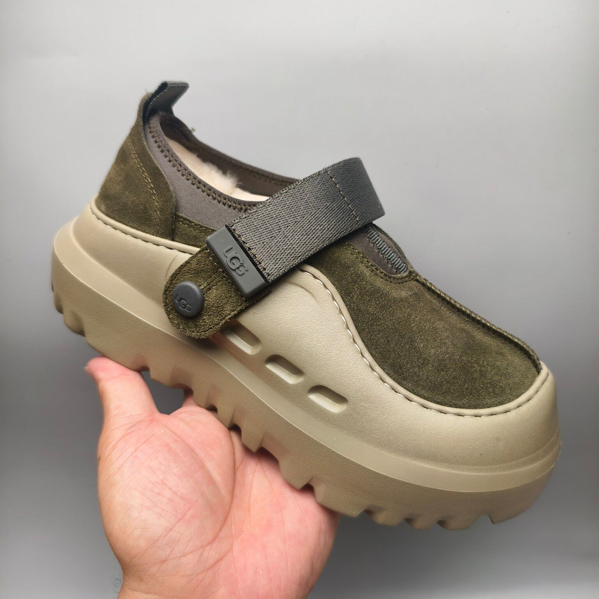 Green Unisex Slip-On Casual Shoes | Style 7550