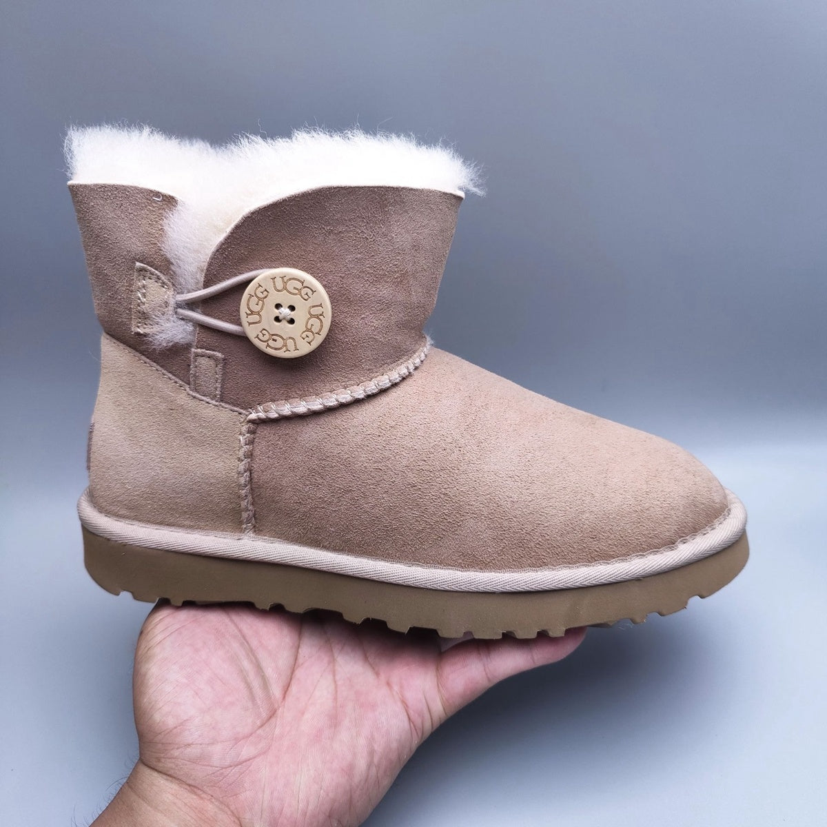 New Classic Stain-Resistant Footwear in Sand | Style 6422