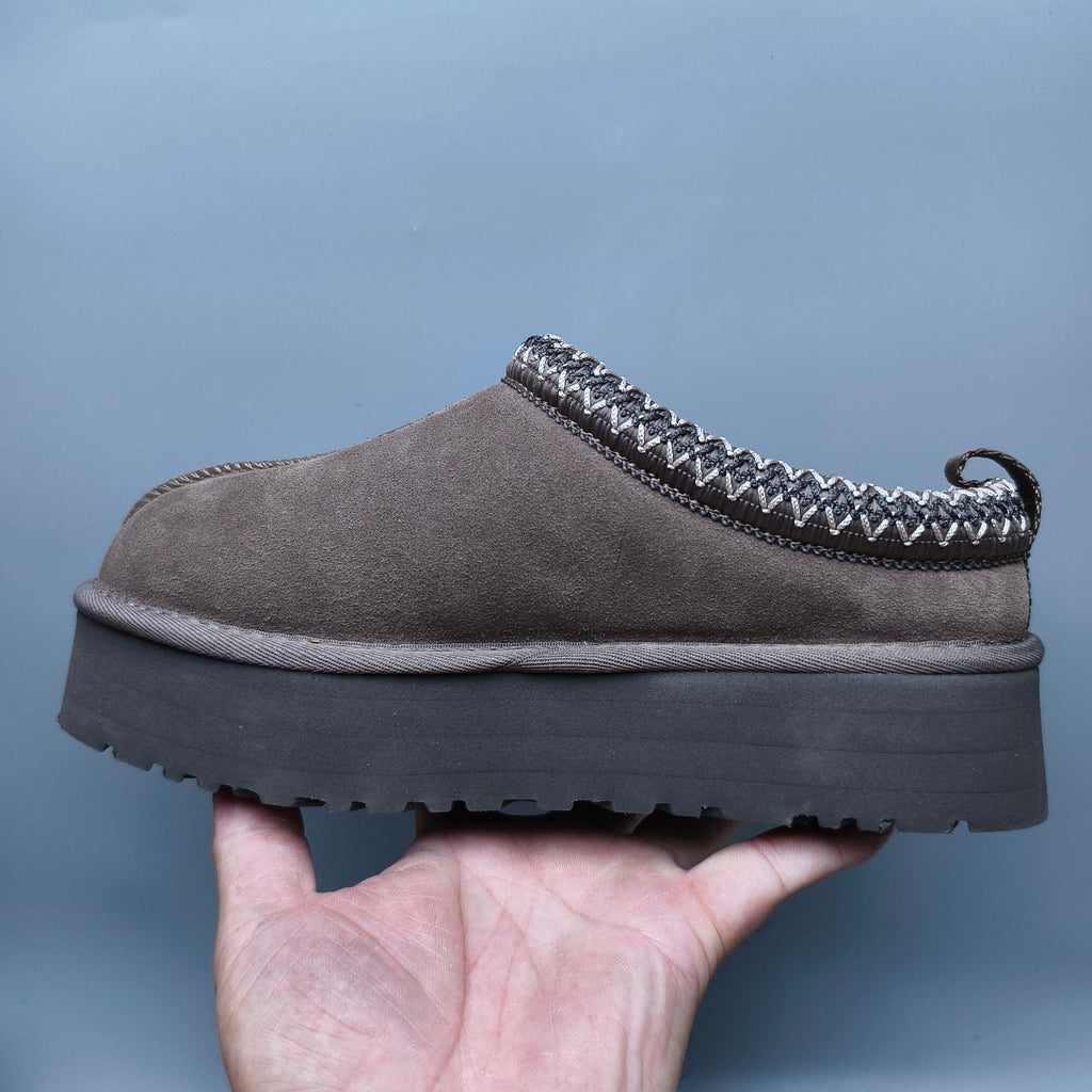 Walnut Folk-Inspired Platform Casual Shoes – 2553 / 2130
