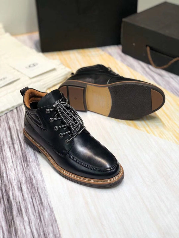 Classic Black Leather Shoes – Beishi Upgraded Series 0726-1