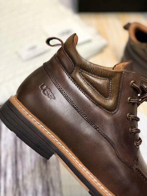 Chocolate Brown Leather Shoes – Beishi Upgraded Series 0726-1
