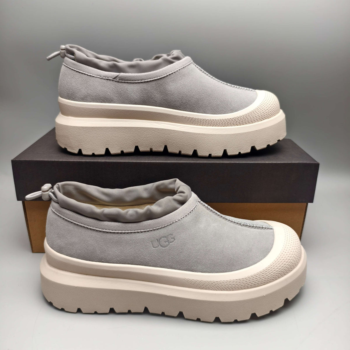 Light Gray Slip-On Casual Shoes – Style 4096